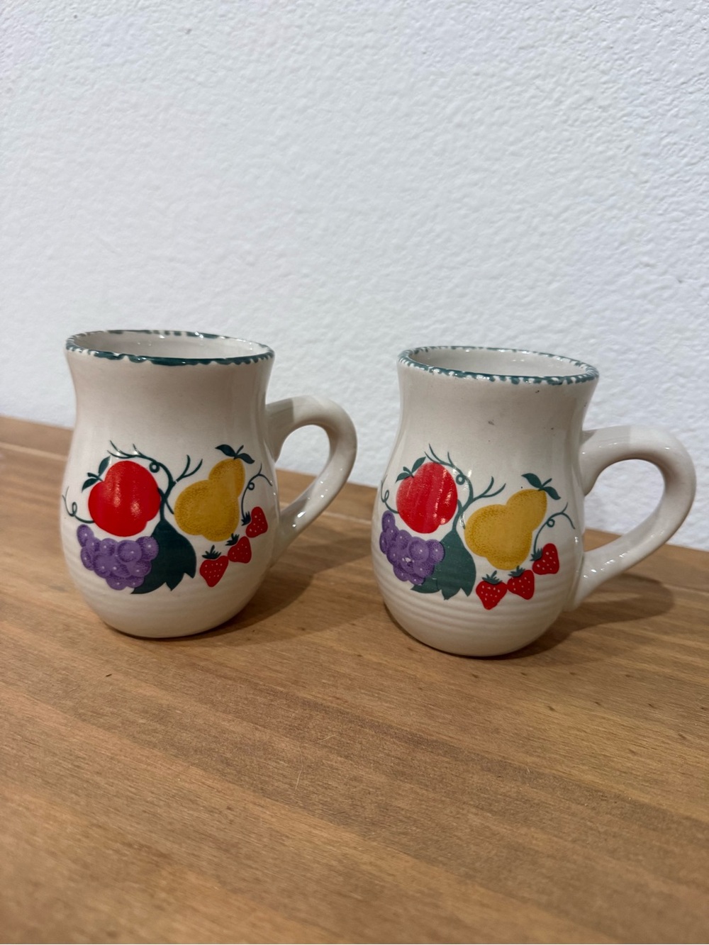 Cottagecore Fruit Mugs set of 2